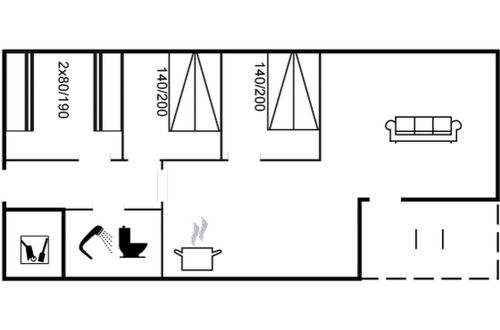 Foto 2 - Casa de 3 quartos em Lønstrup com terraço