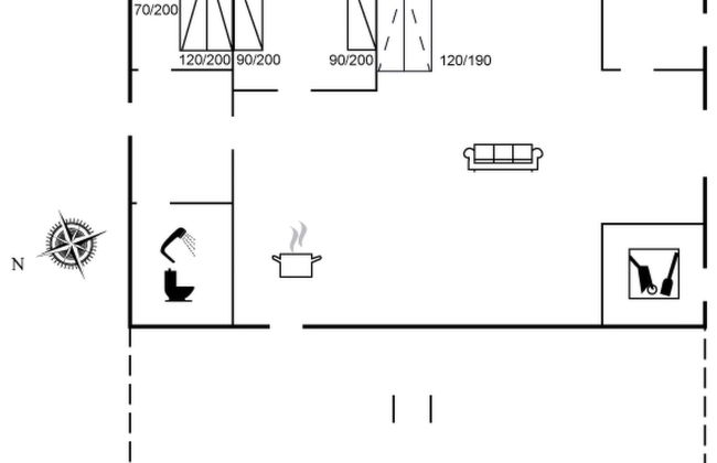 Maison de 2 chambres à Tranekær avec terrasse - Photo 2
