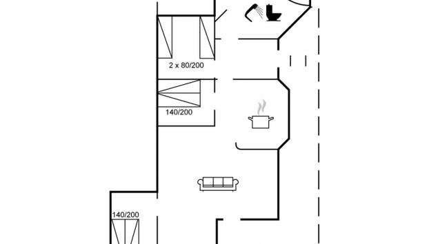 Haus mit 3 Schlafzimmern in Bjert mit terrasse und sauna - Foto 2