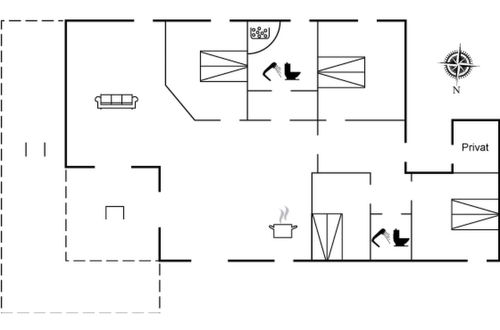 Photo 2 - Maison de 4 chambres à Hals avec terrasse