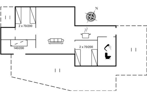 Foto 2 - Casa con 2 camere da letto a Broager con terrazza