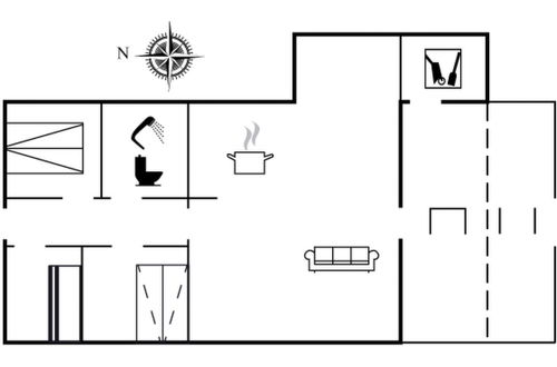 Foto 2 - Casa de 3 quartos em Storvorde com terraço