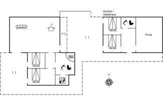 Foto 2 - Casa de 2 quartos em Løkken com terraço e sauna