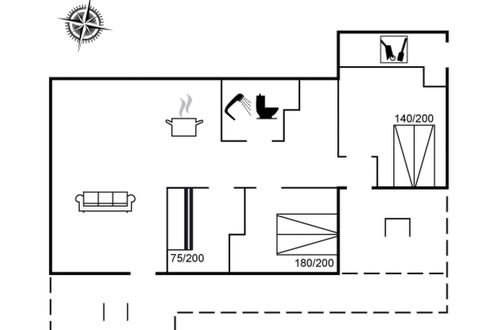 Foto 19 - Casa con 3 camere da letto a Løkken con terrazza