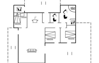 Foto 2 - Casa de 3 quartos em Løkken com terraço e sauna