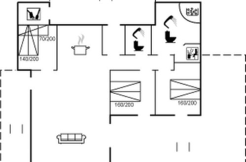 Foto 33 - Casa de 3 quartos em Løkken com terraço e sauna