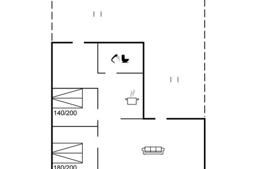 Foto 2 - Casa de 2 quartos em Løkken com terraço
