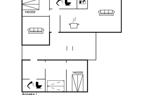 Foto 21 - Casa de 1 quarto em Løkken com terraço e sauna