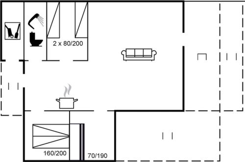 Foto 19 - Casa de 3 quartos em Løkken com terraço