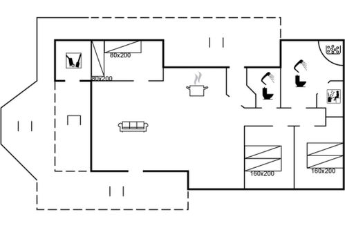 Foto 12 - Casa de 3 habitaciones en Løkken con terraza y sauna