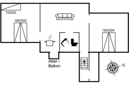 Foto 19 - Apartamento de 2 quartos em Løkken com terraço