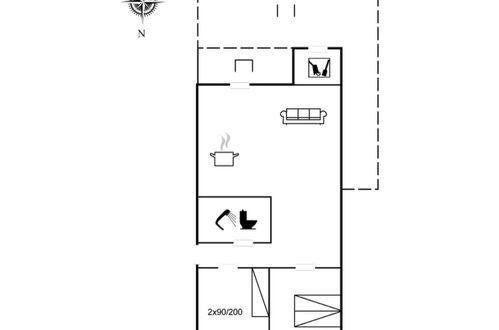 Foto 22 - Casa con 2 camere da letto a Løkken con terrazza