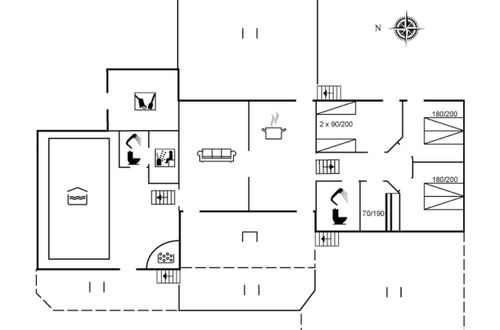 Photo 2 - Maison de 4 chambres à Løkken avec piscine privée et terrasse