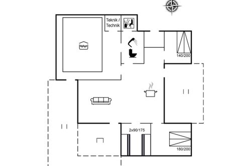 Foto 2 - Casa con 3 camere da letto a Løkken con piscina privata e terrazza