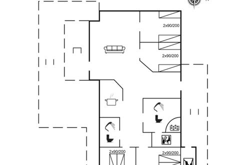 Foto 2 - Casa con 4 camere da letto a Fjerritslev con terrazza e sauna