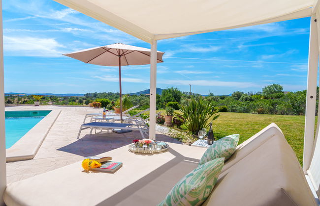 Casa de 4 quartos em Selva com piscina privada e jardim - Foto 5