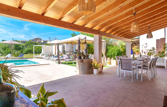 Casa de 4 quartos em Selva com piscina privada e jardim - Foto 21