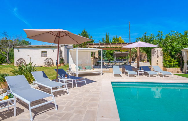 Casa de 4 quartos em Selva com piscina privada e jardim - Foto 27