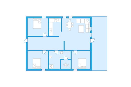 Foto 14 - Casa con 3 camere da letto a Kvinnherad con terrazza e sauna