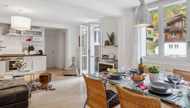 Apartment mit 3 Schlafzimmern in Lauterbrunnen mit whirlpool - Foto 4