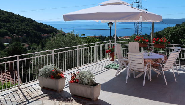 Appartamento con 2 camere da letto a Mošćenička Draga con terrazza - Foto 4
