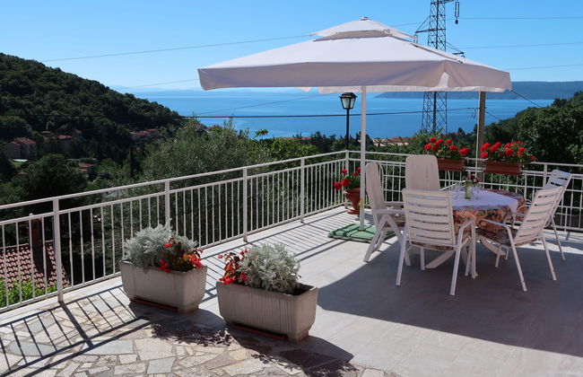 Apartamento de 2 quartos em Mošćenička Draga com terraço - Foto 4
