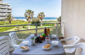 Foto 2 - Apartamento de 2 quartos em Canet-en-Roussillon com piscina e terraço