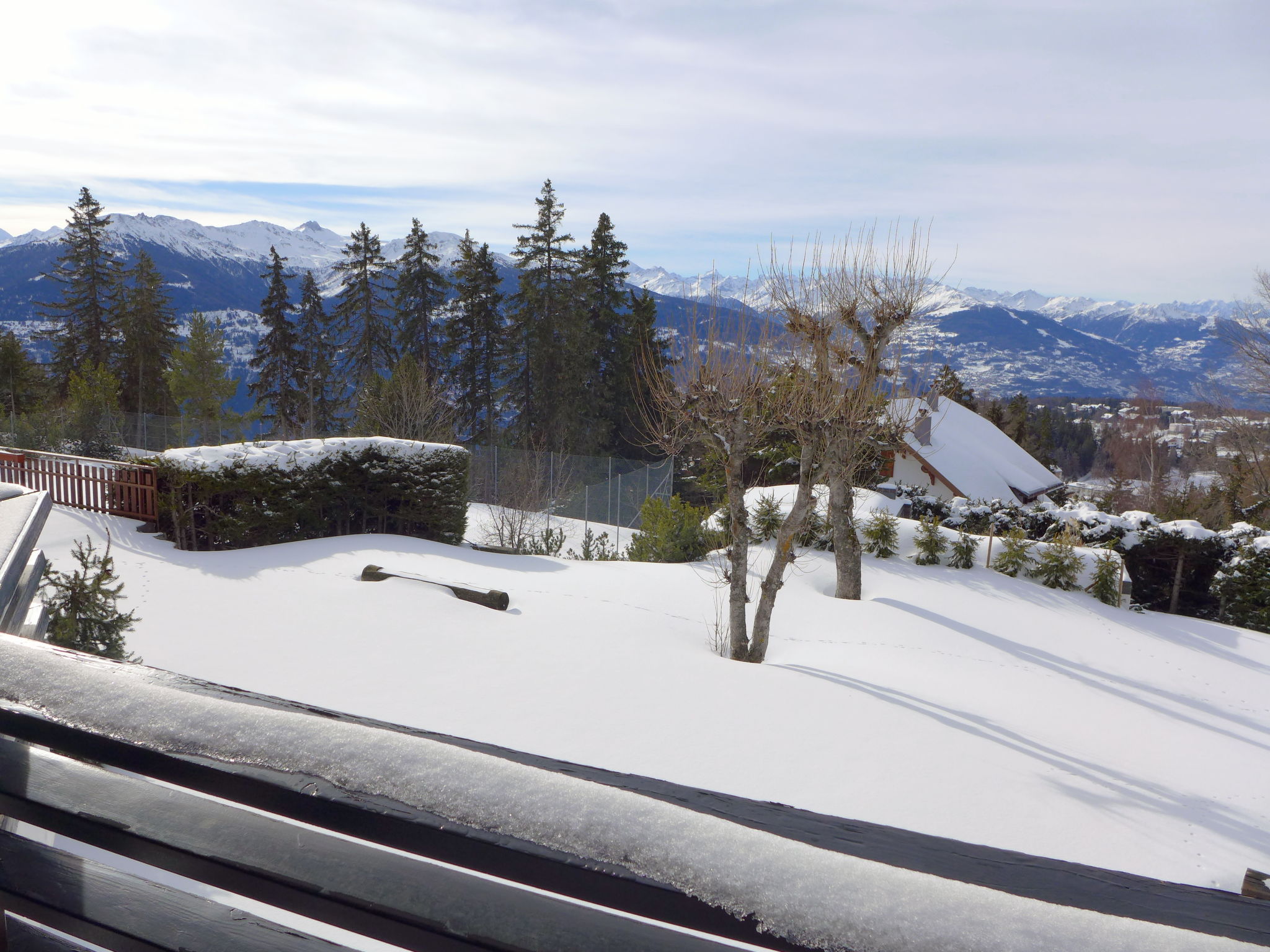 Foto 21 - Apartamento em Crans-Montana com piscina e vista para a montanha