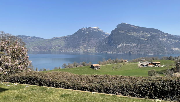 Apartment mit 1 Schlafzimmer in Krattigen mit garten - Foto 3