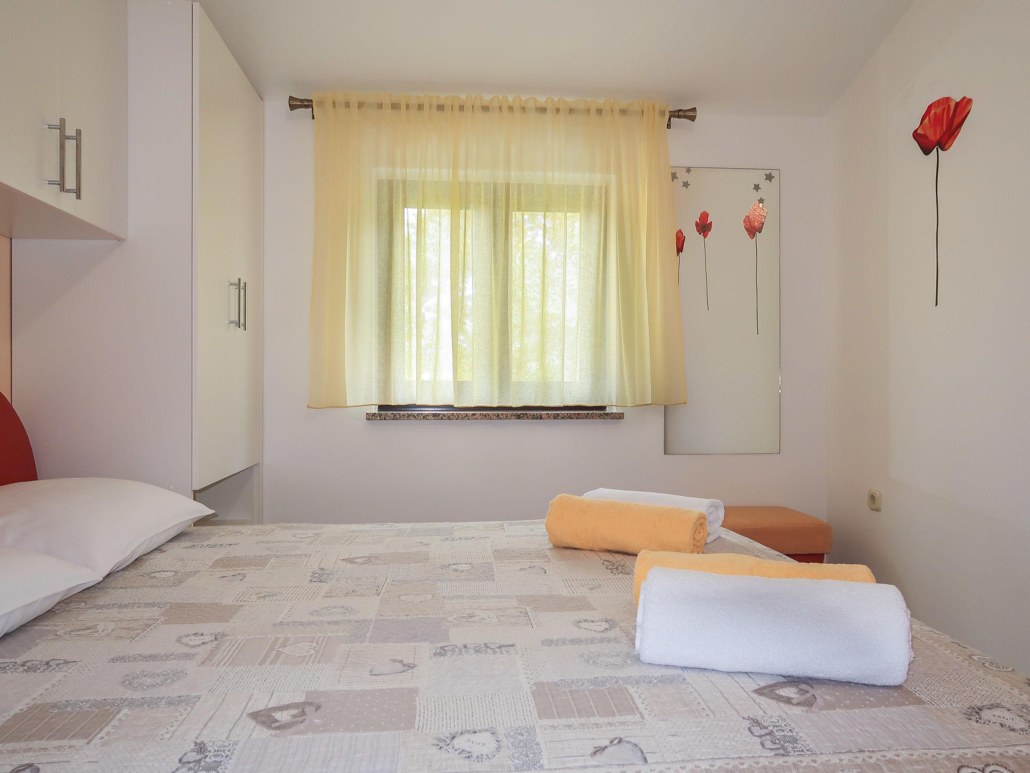 Foto 7 - Appartamento con 2 camere da letto a Baška con giardino e vista mare