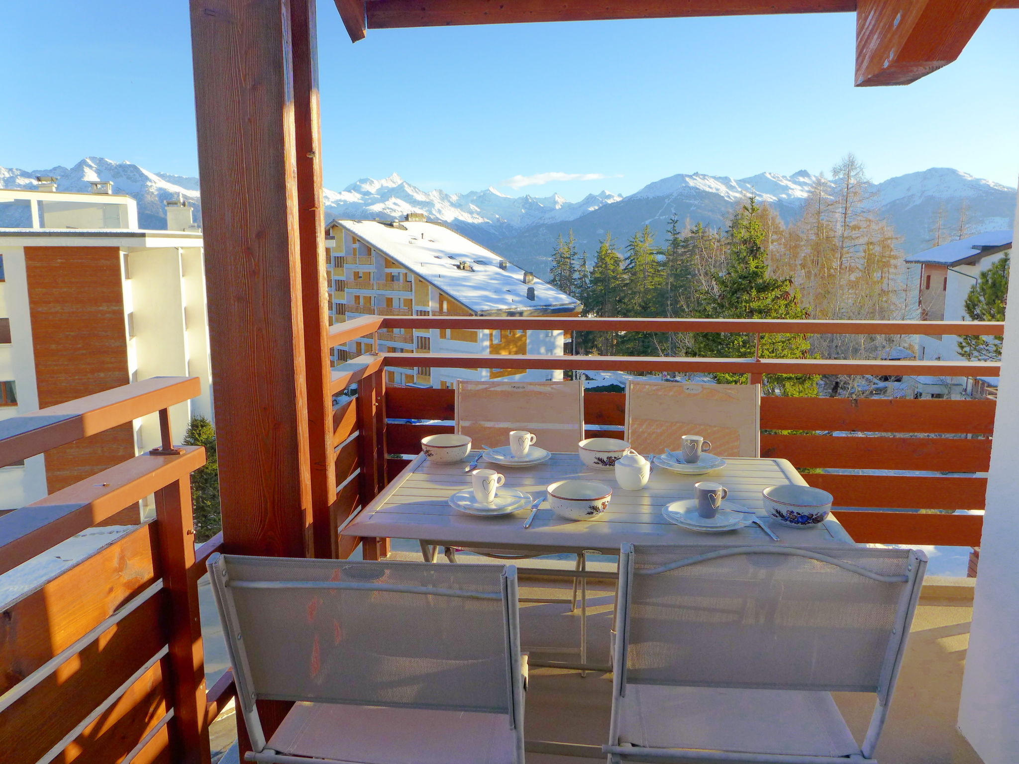 Foto 16 - Apartamento de 1 habitación en Crans-Montana con vistas a la montaña