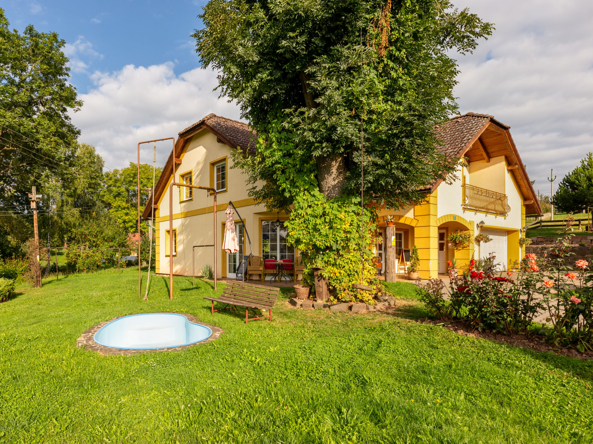 Foto 1 - Apartamento de 2 quartos em Dolní Kalná com piscina privada e jardim