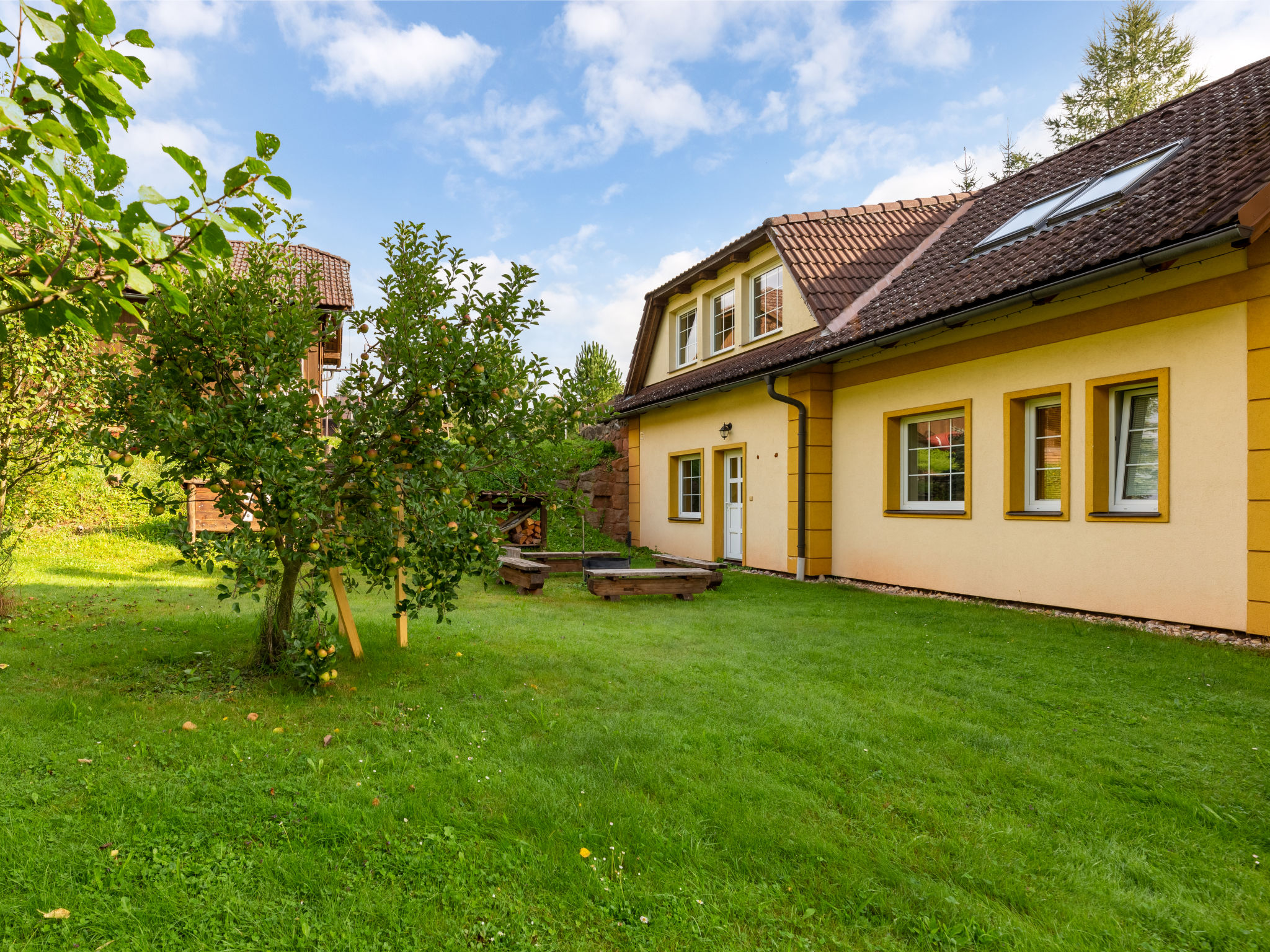 Foto 19 - Apartamento de 2 quartos em Dolní Kalná com piscina privada e vista para a montanha