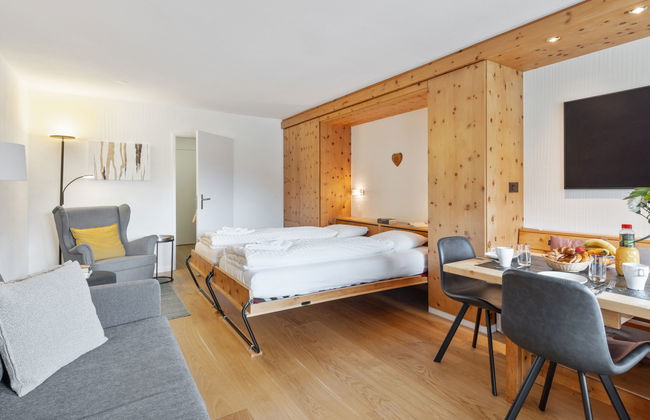 Apartamento de 1 quarto em Davos com piscina e sauna - Foto 6