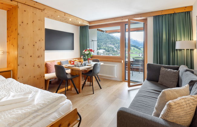 Apartamento de 1 quarto em Davos com piscina e sauna - Foto 1