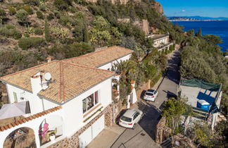 Foto 2 - Casa de 3 habitaciones en Théoule-sur-Mer con jardín y terraza