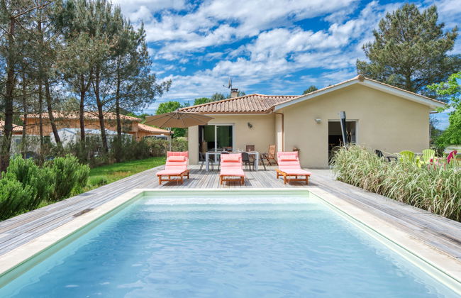 Casa de 4 quartos em Hourtin com piscina privada e jardim - Foto 25