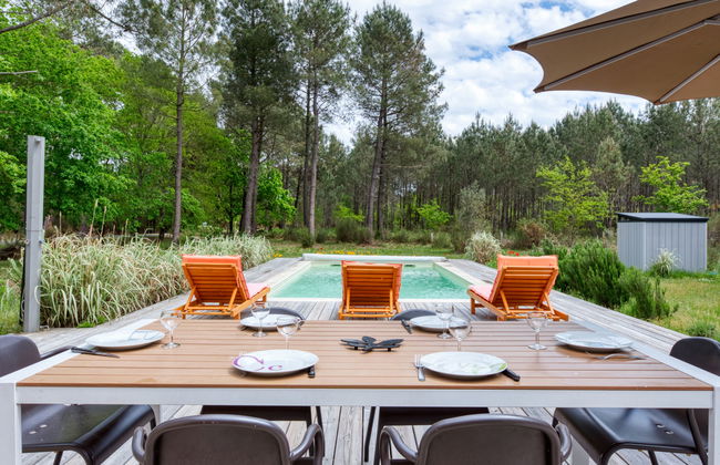 Casa de 4 quartos em Hourtin com piscina privada e jardim - Foto 2