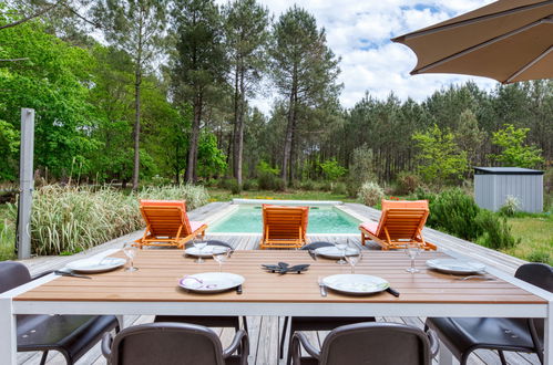 Photo 2 - Maison de 3 chambres à Hourtin avec piscine privée et jardin