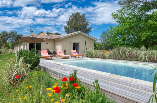 Foto 1 - Casa de 3 quartos em Hourtin com piscina privada e vistas do mar