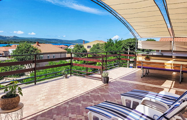 Apartamento de 3 quartos em Sveti Filip i Jakov com jardim e terraço - Foto 6