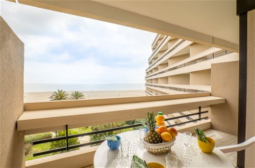 Foto 16 - Appartamento con 1 camera da letto a Canet-en-Roussillon con terrazza e vista mare