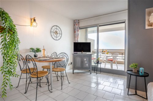 Foto 11 - Apartamento de 1 habitación en Canet-en-Roussillon con terraza y vistas al mar