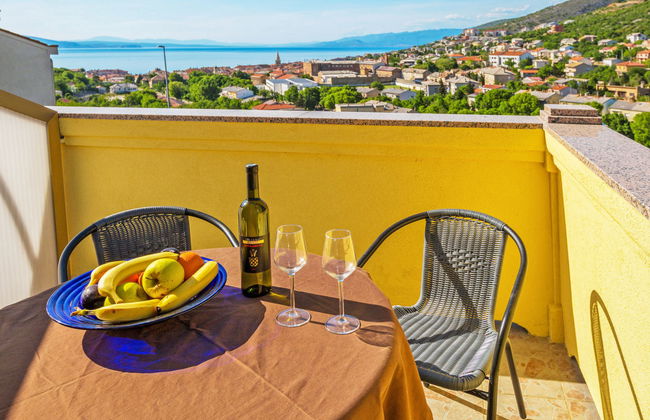 Apartamento de 2 quartos em Senj com piscina e terraço - Foto 18