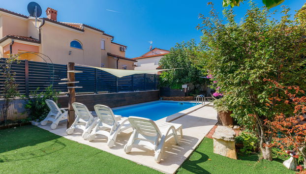 Apartment mit 2 Schlafzimmern in Umag mit schwimmbad und garten - Foto 5