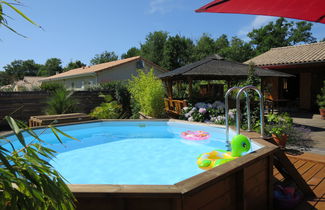 Foto 1 - Haus mit 3 Schlafzimmern in Le Porge mit privater pool und garten