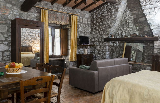 Apartamento de 1 quarto em Bagnoregio com piscina e jardim - Foto 9