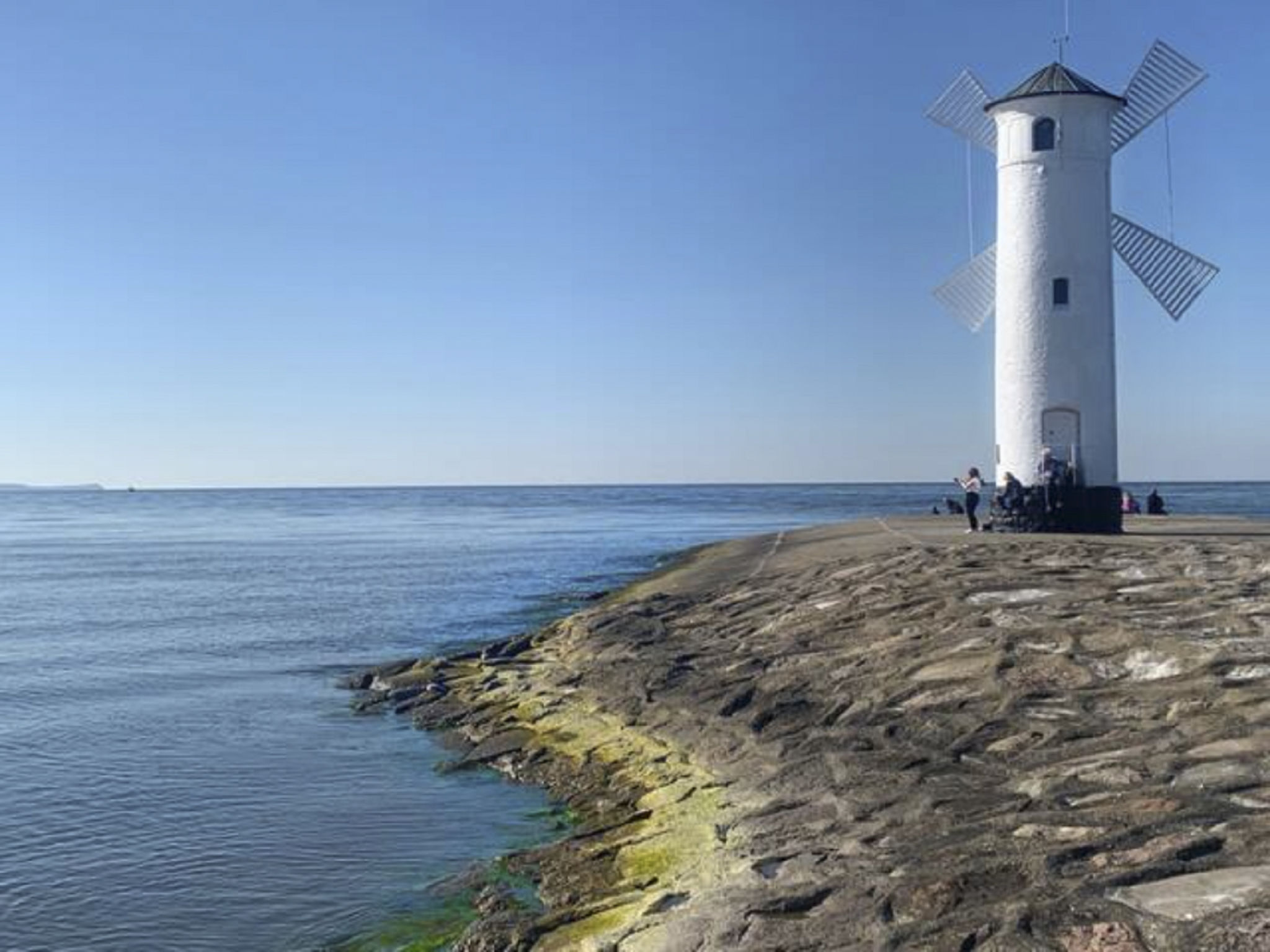 Foto 5 - Apartamento de 1 habitación en Świnoujście con vistas al mar