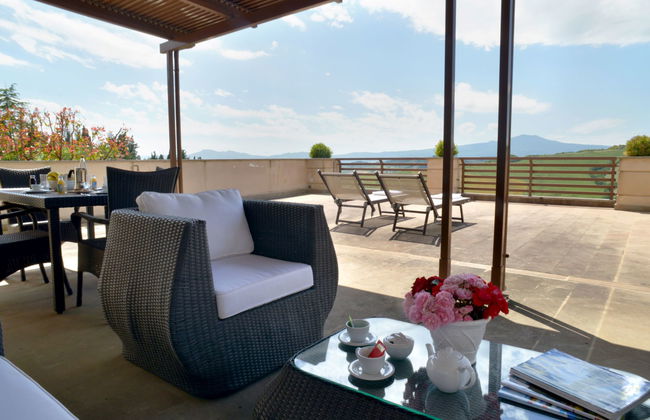 Apartamento de 3 quartos em San Casciano dei Bagni com piscina e jardim - Foto 8