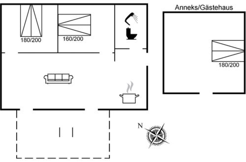 Photo 2 - Maison de 2 chambres à Fårevejle avec terrasse